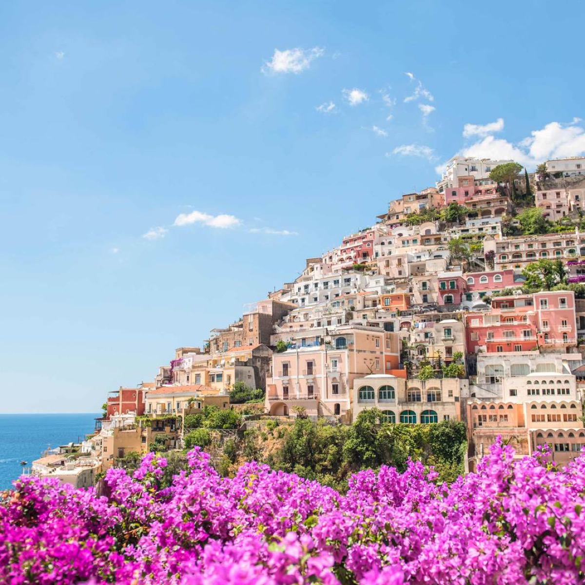 Positano on the Amalfi Coast, Italy