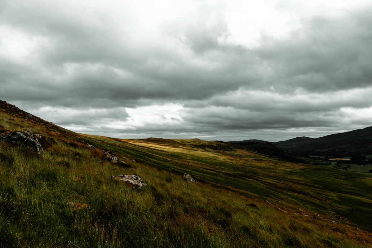 Dramatic Scottish Highlands landscape