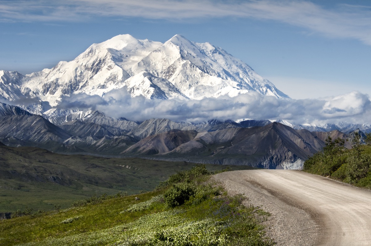 Denali mountain under clear sky, Alaska