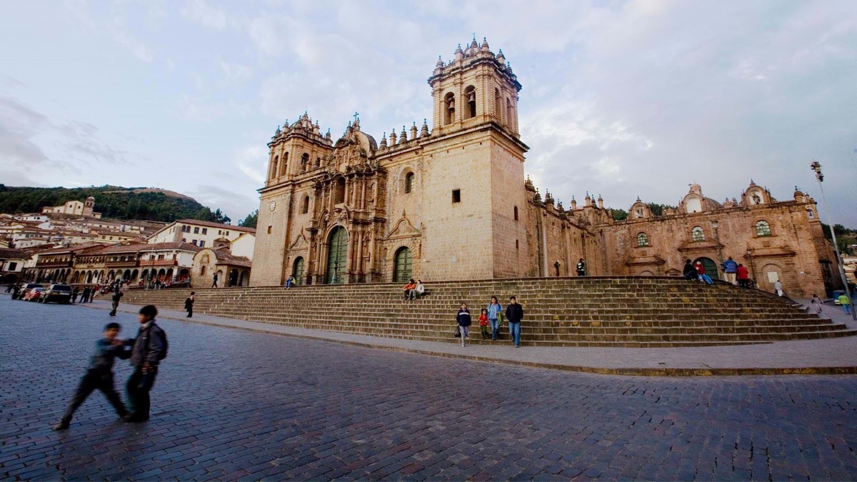 Cusco historic center with colonial architecture, Peru