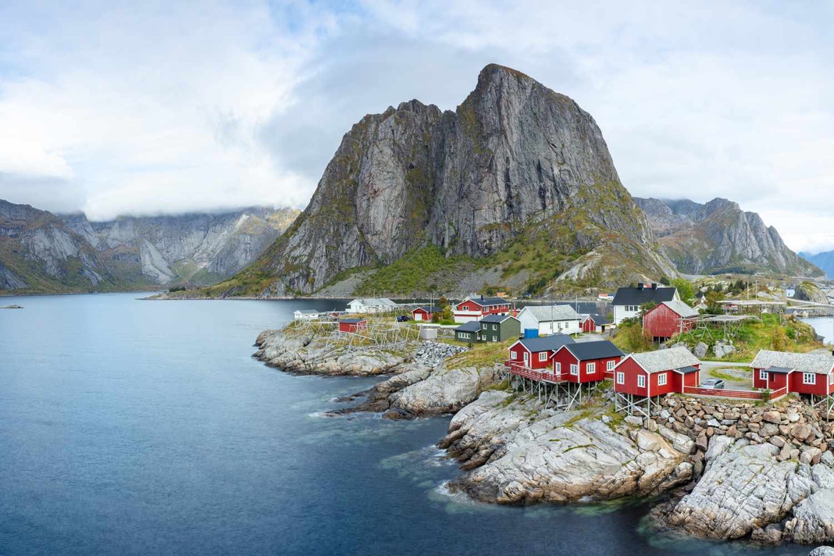Reine fishing village in the Lofoten Islands, Norway