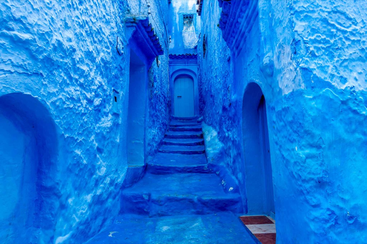 Blue streets of Chefchaouen, Morocco