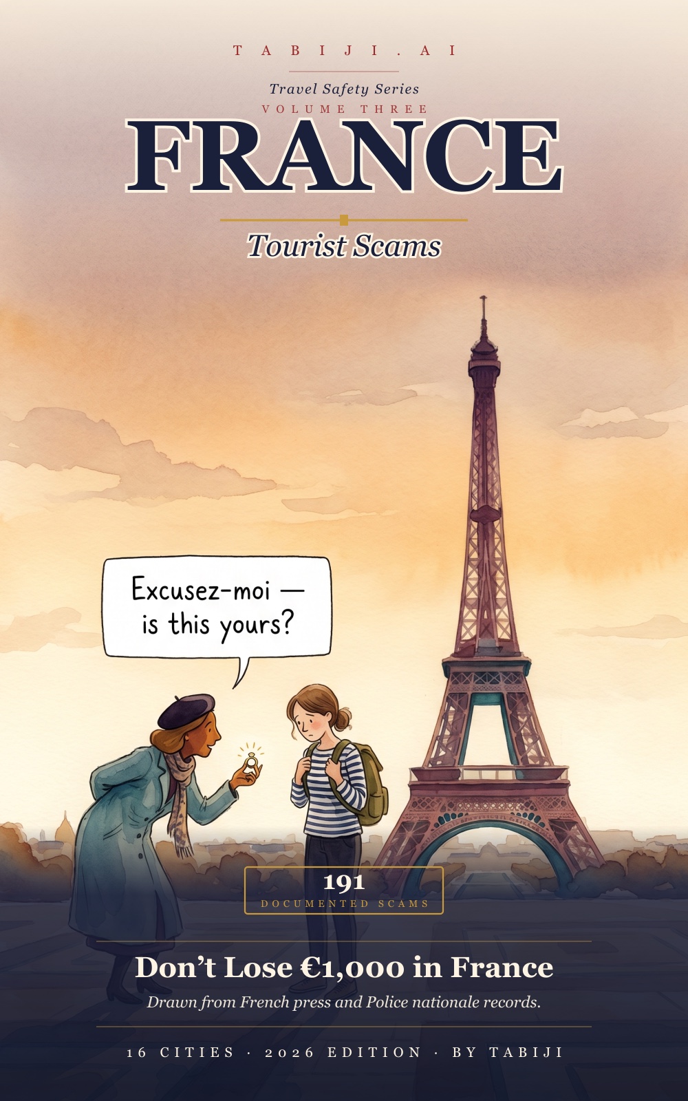 France: Tourist Scams book cover