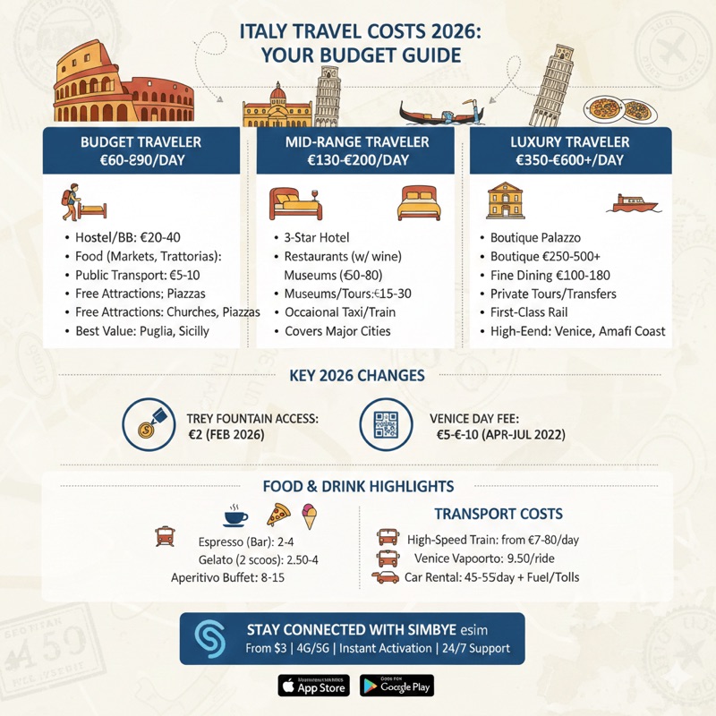 Italy — Costs &amp; Budget