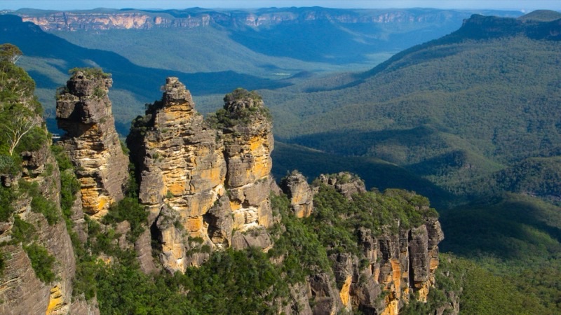 Iconic Opera House and outback of Australia