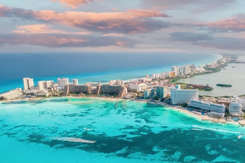 Coastal beauty and beaches of Cancun
