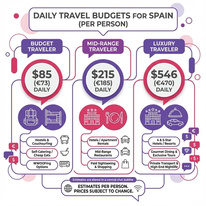 Spain — Costs &amp; Budget