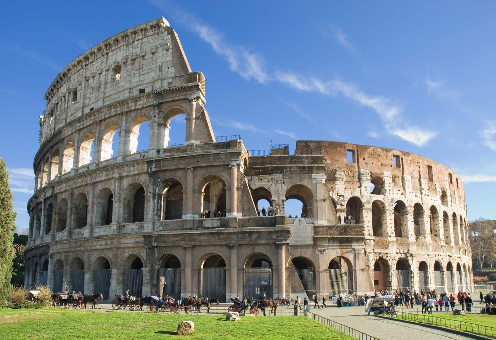 The Colosseum in Rome, Italy — the iconic 2,000-year-old amphitheatre at the heart of the ancient city