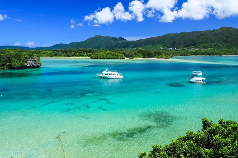 Ishigaki Island scenic coastline with turquoise water and tropical landscape