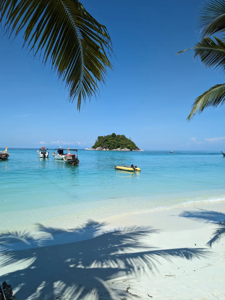 Sunrise Beach on Koh Lipe — white sand and crystal-clear turquoise water