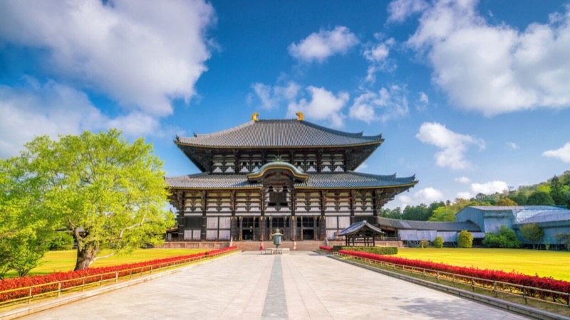 Todaiji Great Buddha Hall in Nara, Japan — the world's largest wooden structure