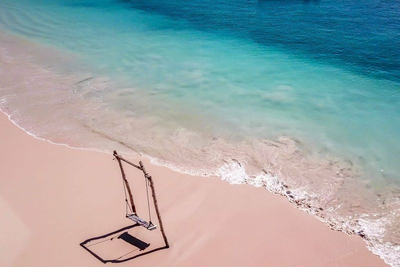 Kuta Beach, Lombok — white sand and turquoise water