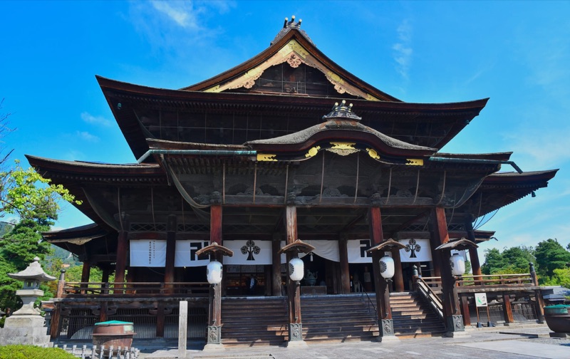 Zenkoji Temple in Nagano — one of Japan's most important Buddhist temples, founded over 1,400 years ago