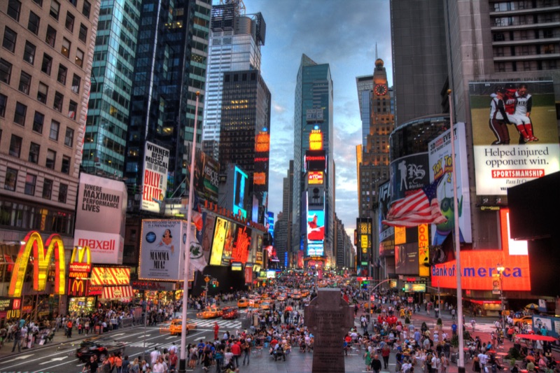 Times Square, New York City — neon lights and energy in the heart of Manhattan