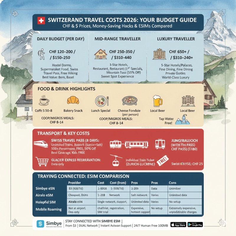 Switzerland — Costs &amp; Budget