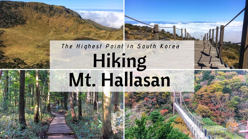 Jeju Island Hallasan volcano crater hike — South Korea's highest peak summit