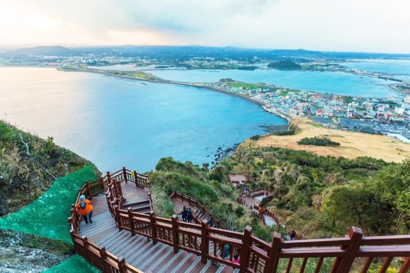 Jeju Island's dramatic volcanic landscape and scenic cliffs — South Korea's island escape