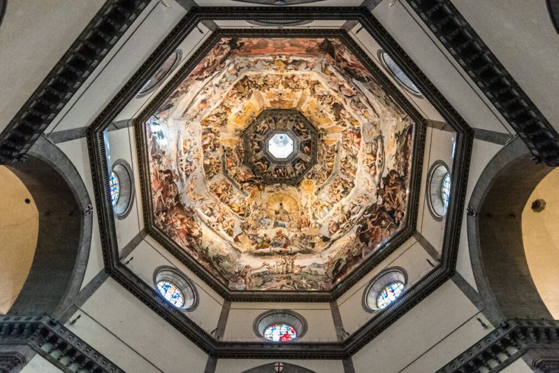Panoramic view of Florence with Brunelleschi's Duomo dome dominating the skyline