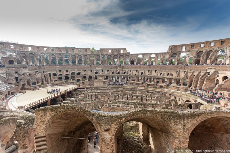 The Colosseum in Rome — Italy's most iconic ancient monument, built in 70-80 AD