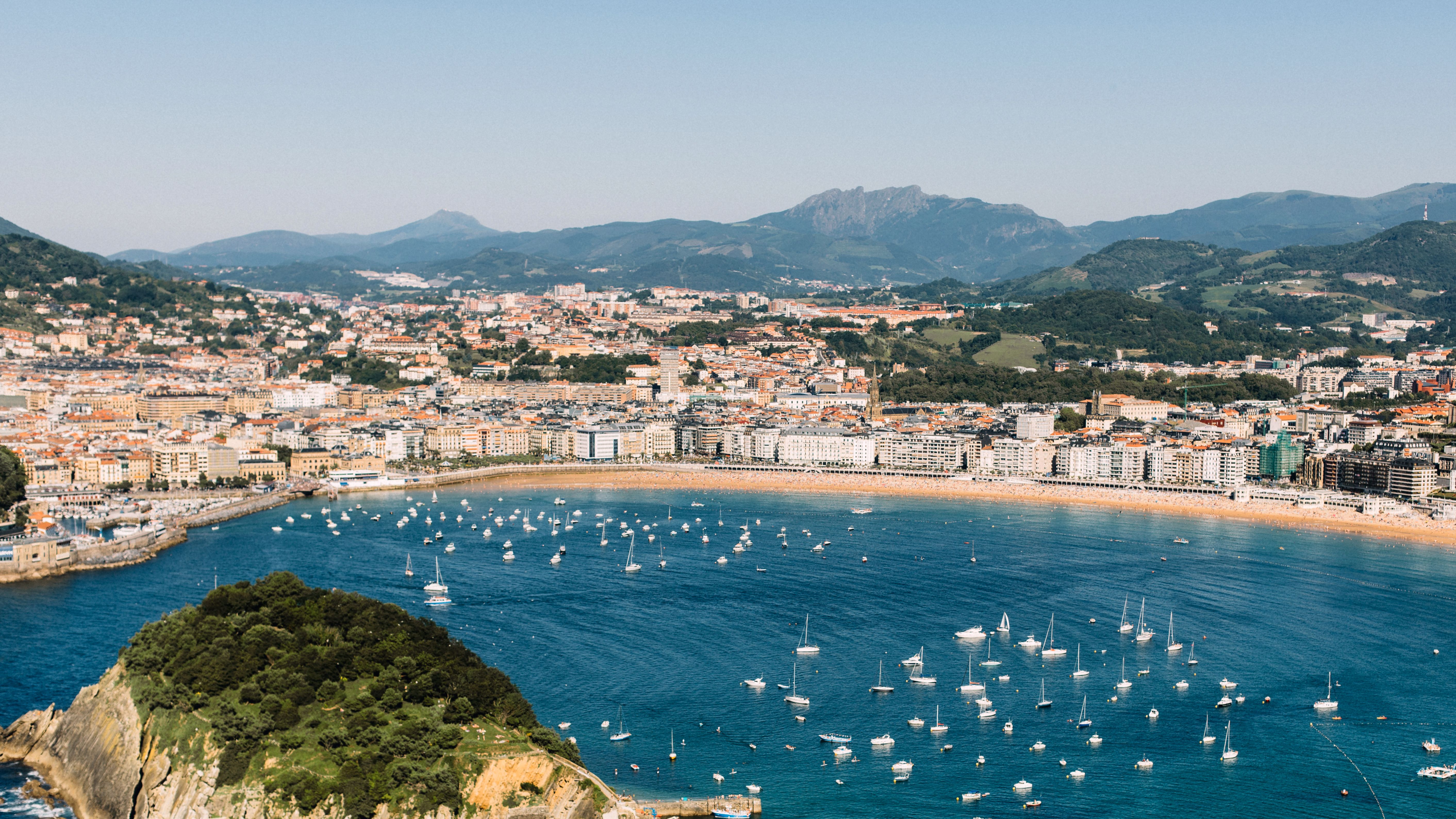 San Sebastian scenic landscape