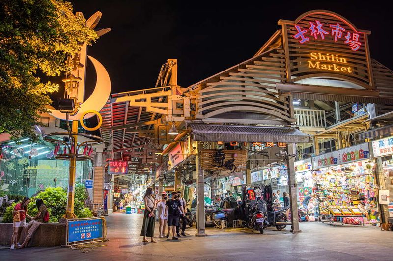 Shilin Night Market in Taipei — Taiwan's most famous night market packed with street food stalls