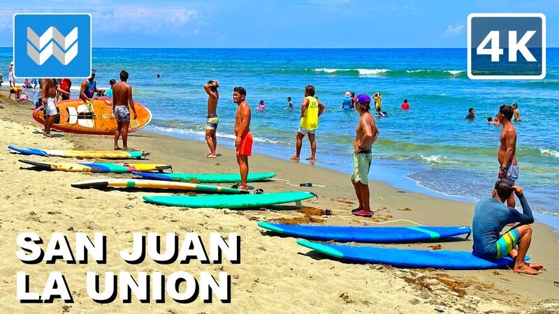 La Union surf culture and beachside bars along Urbiztondo