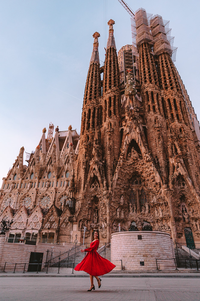 La Sagrada Família, Barcelona — Gaudí's surreal basilica dominating the city skyline