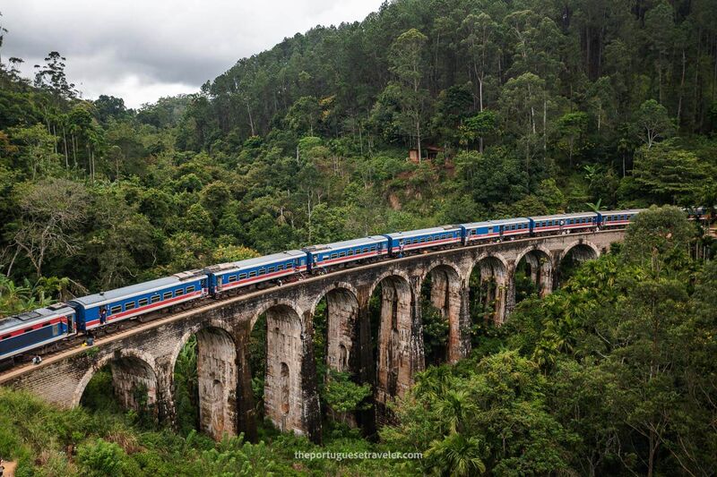 Ella Nine Arch Bridge in Sri Lanka — colonial viaduct surrounded by tea country jungle