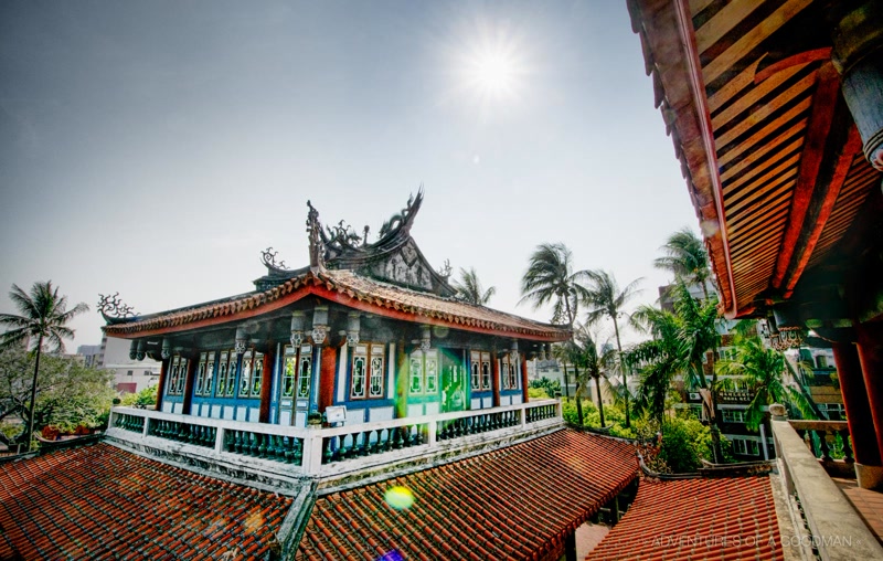 Chihkan Tower (Fort Provintia) historic site in Tainan, Taiwan