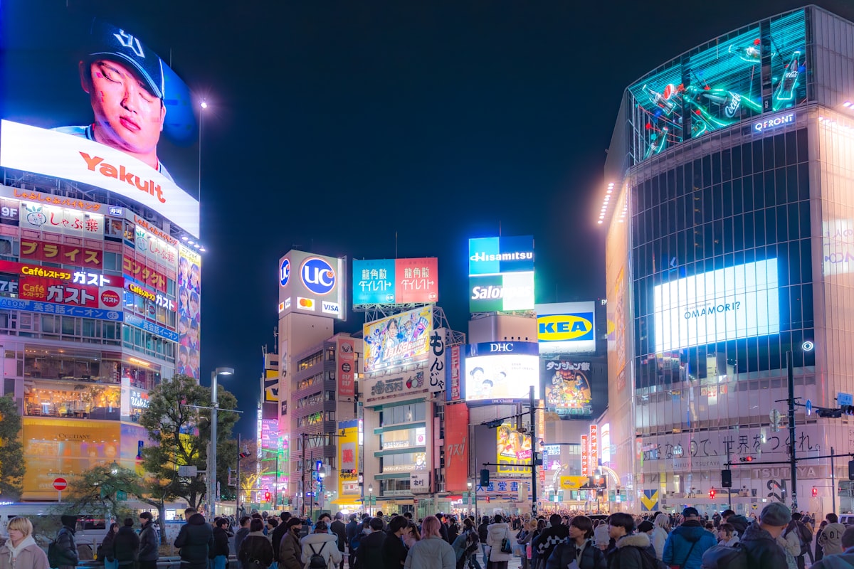 Shibuya Crossing, Tokyo — one of the world's busiest intersections
