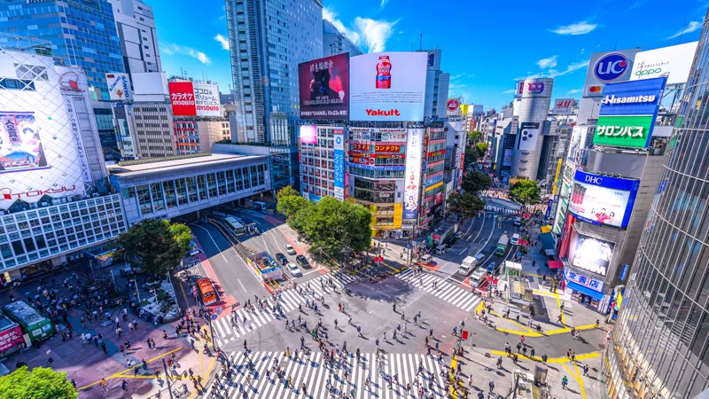 Shibuya, Tokyo — neon lights and urban energy in Japan's capital