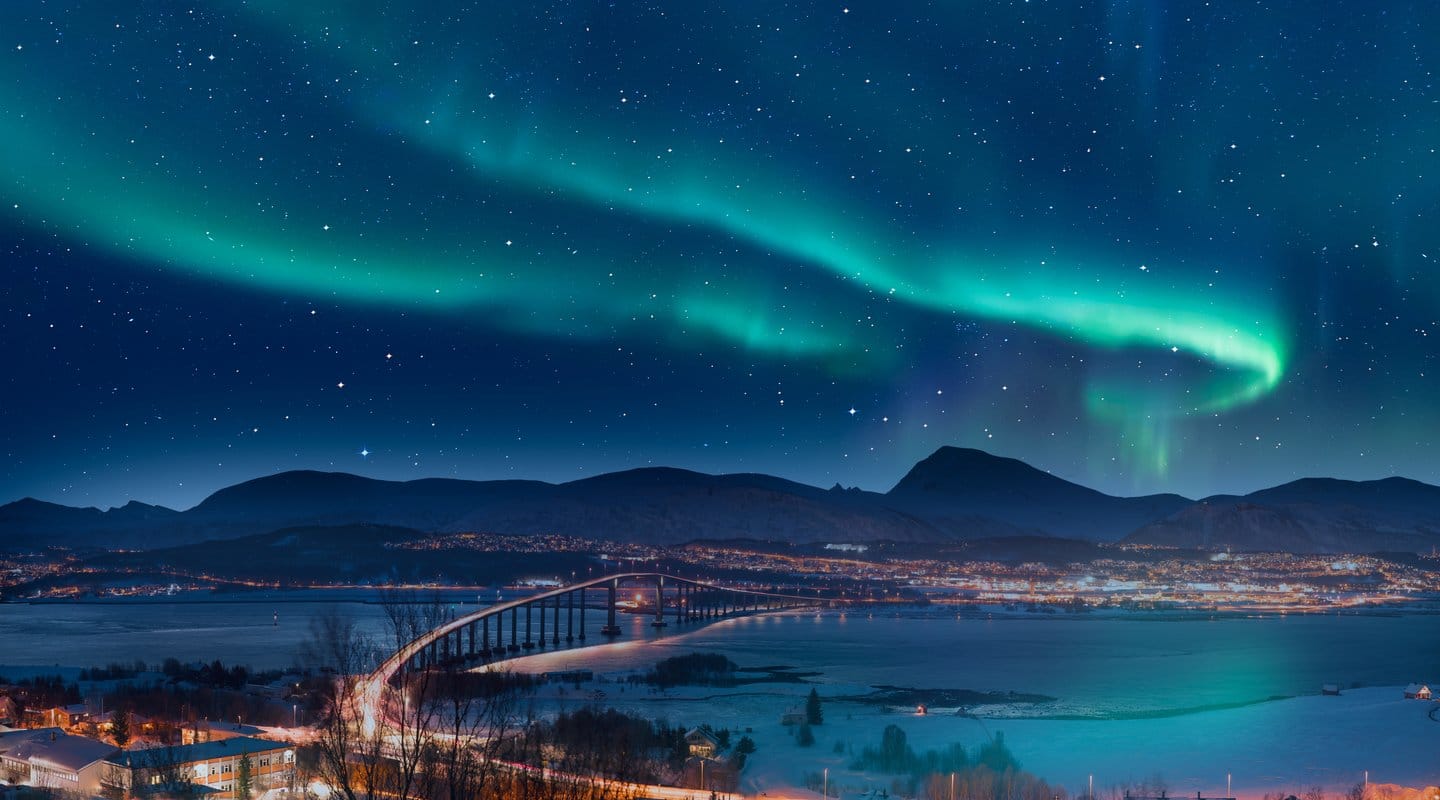 Tromso scenic landscape