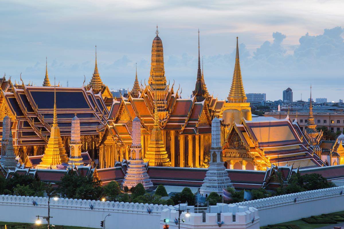 Wat Phra Kaew (Temple of the Emerald Buddha), Bangkok, Thailand