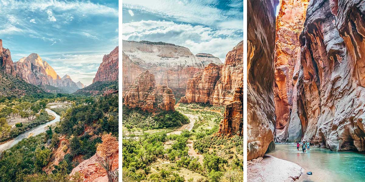 Zion travel destination