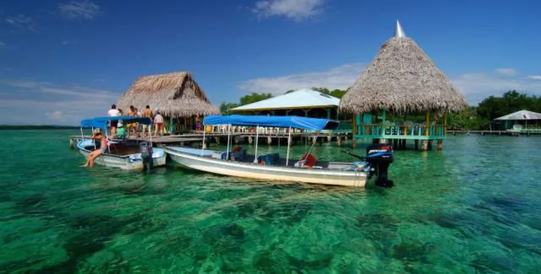Beach landscapes of Bocas del Toro