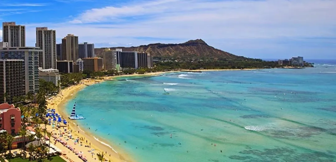 Volcanic landscapes and tropical paradise of hawaii