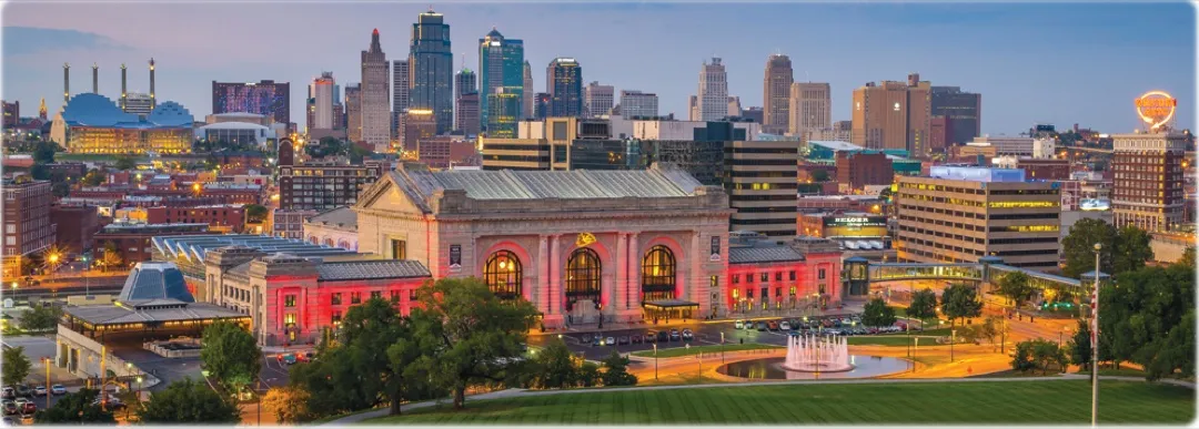 City skyline and urban energy of Kansas City