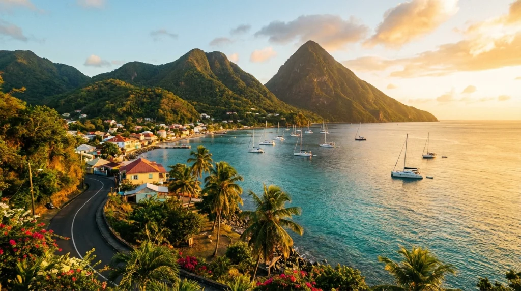 Beach landscapes of Martinique