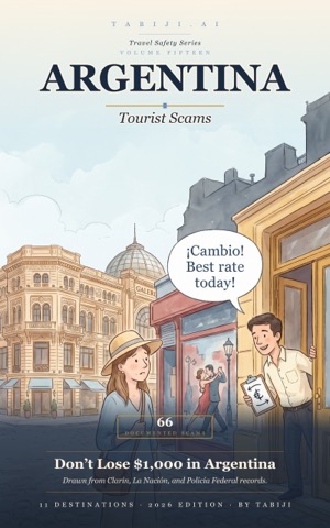 Argentina tourist-scam atlas — book cover