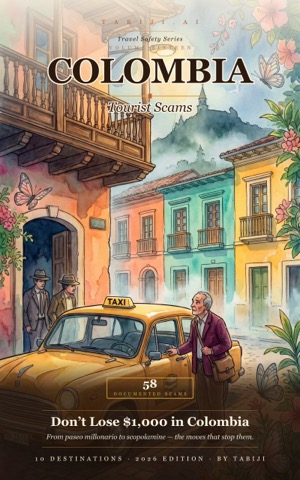 Colombia tourist-scam atlas — book cover