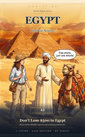 Egypt tourist-scam atlas — book cover