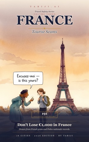 France tourist-scam atlas — book cover