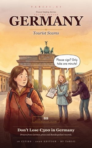 Germany tourist-scam atlas — book cover
