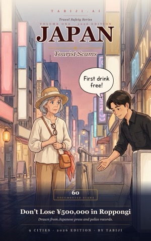 Japan tourist-scam atlas — book cover