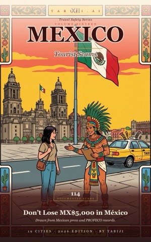 Mexico tourist-scam atlas — book cover