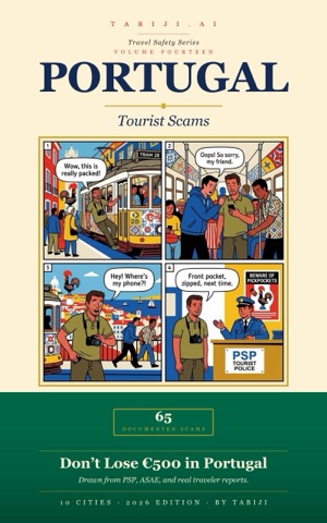 Portugal tourist-scam atlas — book cover