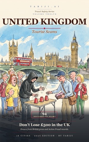 United Kingdom tourist-scam atlas — book cover