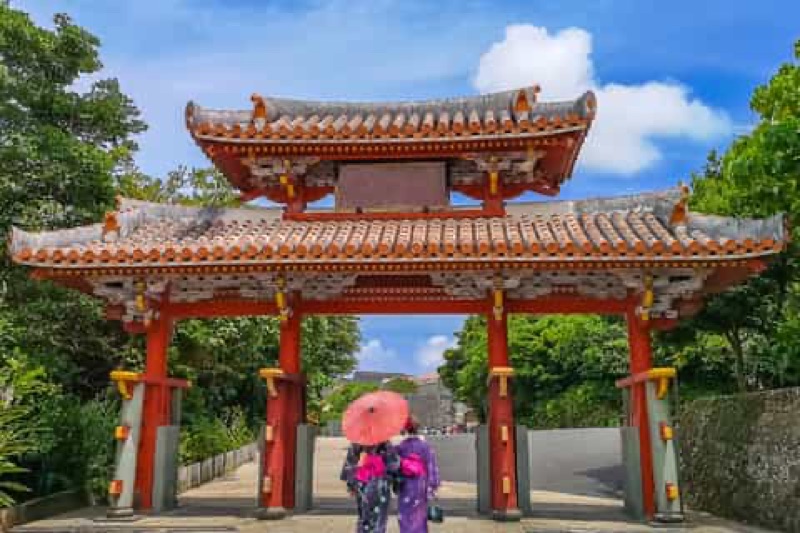 Shurijo Castle, Bingata Dyeing & Ryukyu Heritage, Okinawa, Japan