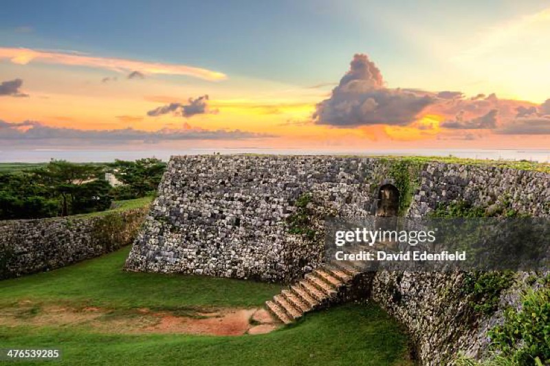 Yomitan Village, Zakimi Castle & Cape Zanpa Sunset, Okinawa, Japan