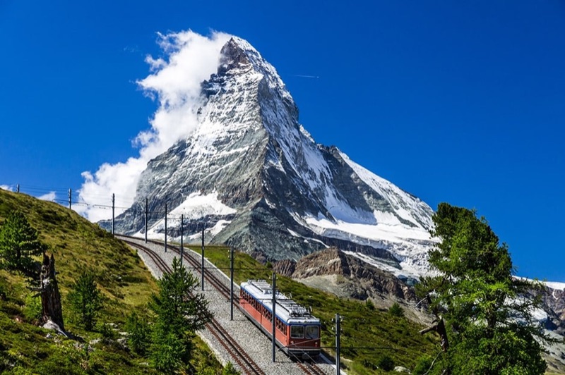 Gornergrat Railway & The Matterhorn Up Close, Switzerland